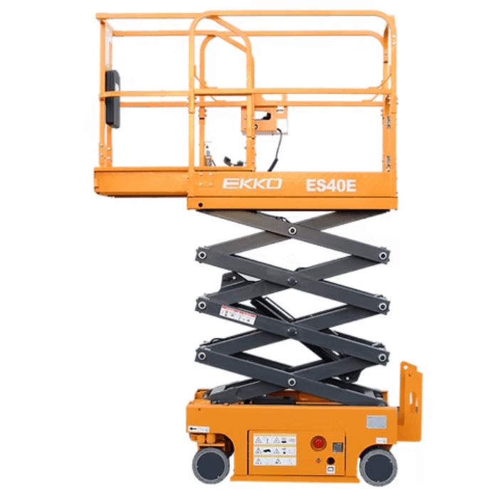 Ekko Scissor Lift – 157" Max Lift Height -  Lead Acid Battery - ES40E
