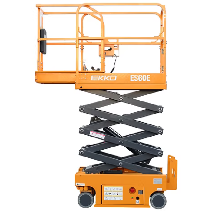 Ekko Electric Scissor Lift – 228" Max Lift Height - Lithium Battery - ES60E-LI