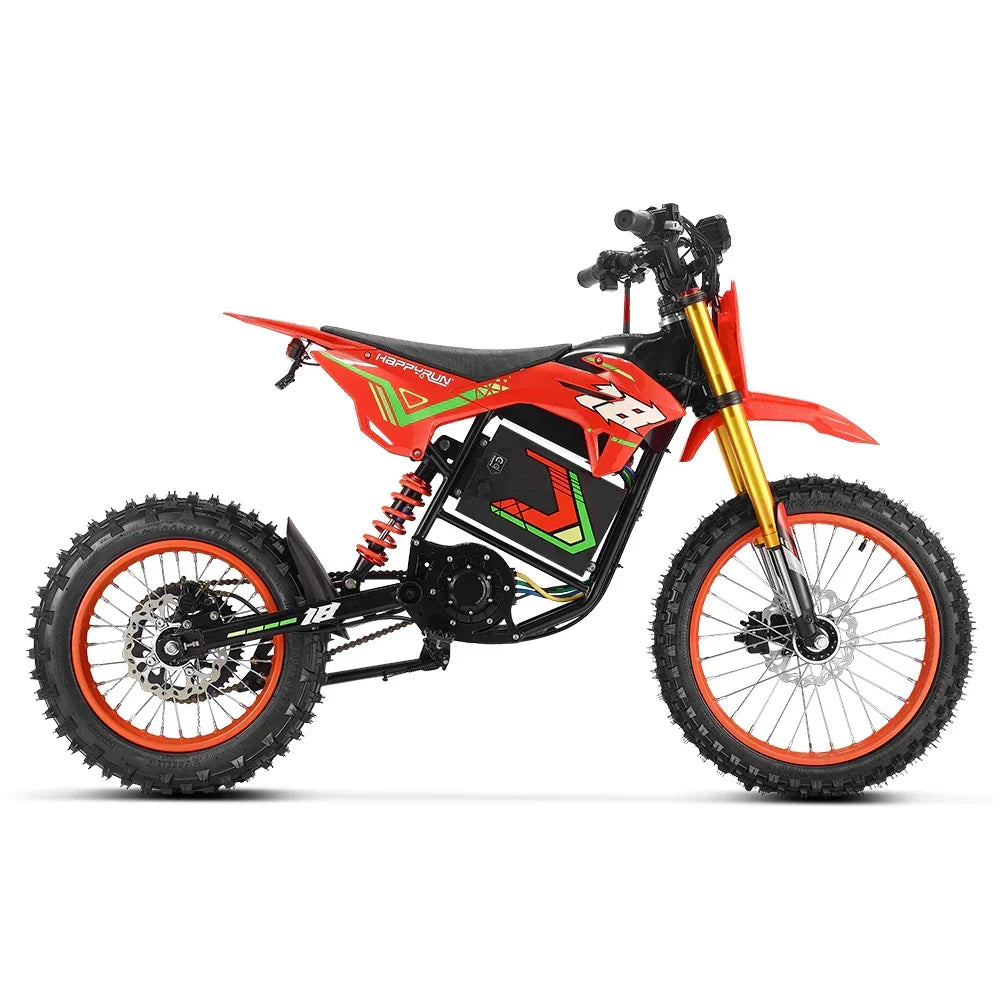 HappyRun F18 2.0 60V/30Ah 6000W Off-Road Electric Dirt Bike for Teens