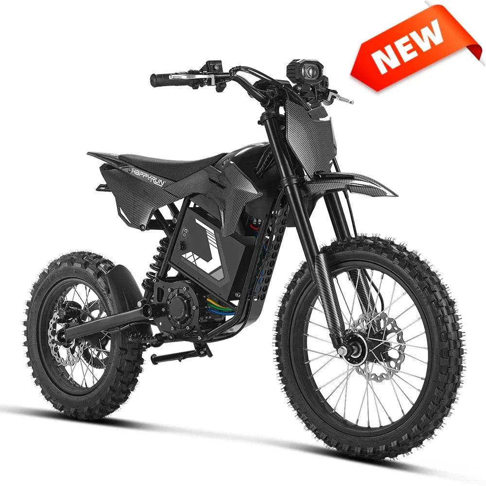 HappyRun F18 2.0 60V/30Ah 6000W Off-Road Electric Dirt Bike for Teens