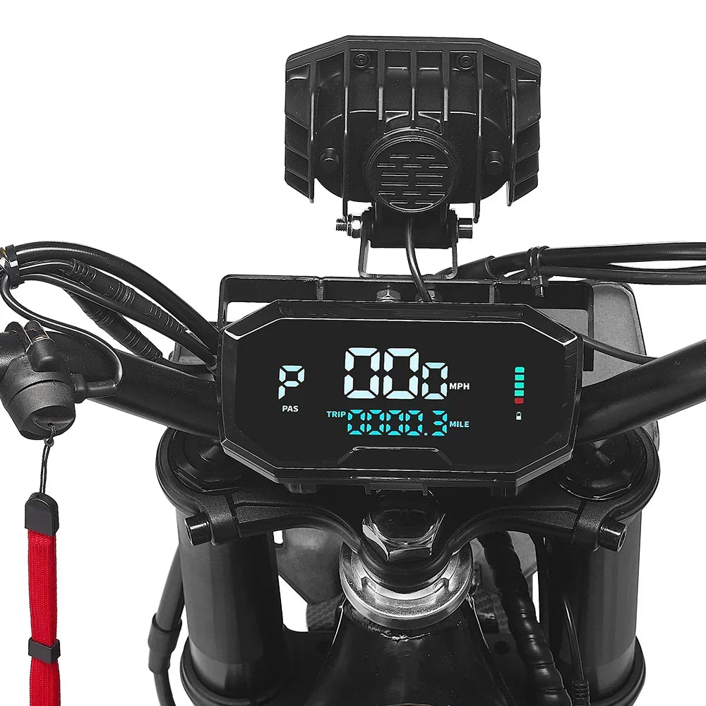 HappyRun F18 2.0 60V/30Ah 6000W Off-Road Electric Dirt Bike for Teens