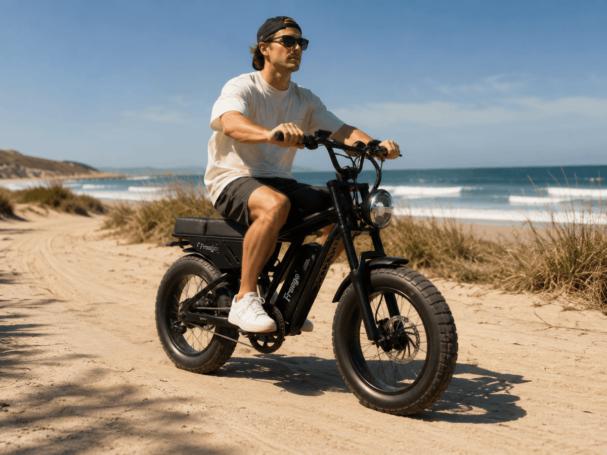 Freego Shotgun Lite F0 Fat Tire Electric Bike – Ideal for Short Riders 4'11"–5'11"