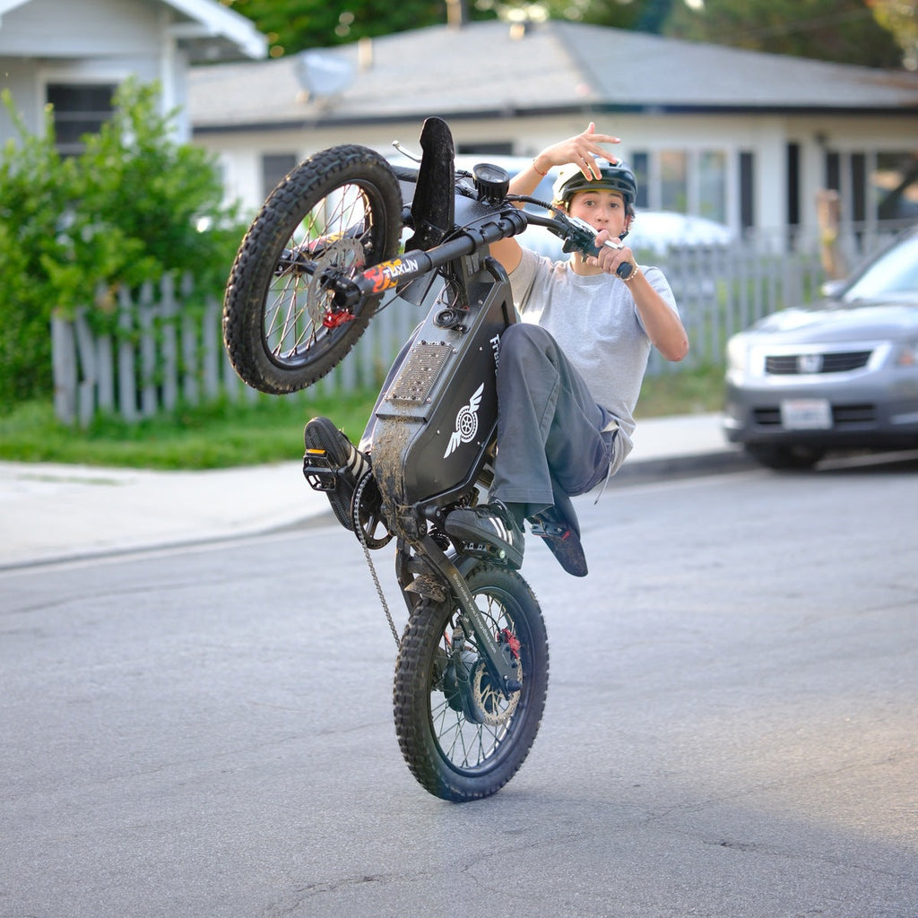 Freego X1 All-Terrain Electric Dirt Bike with Pedals