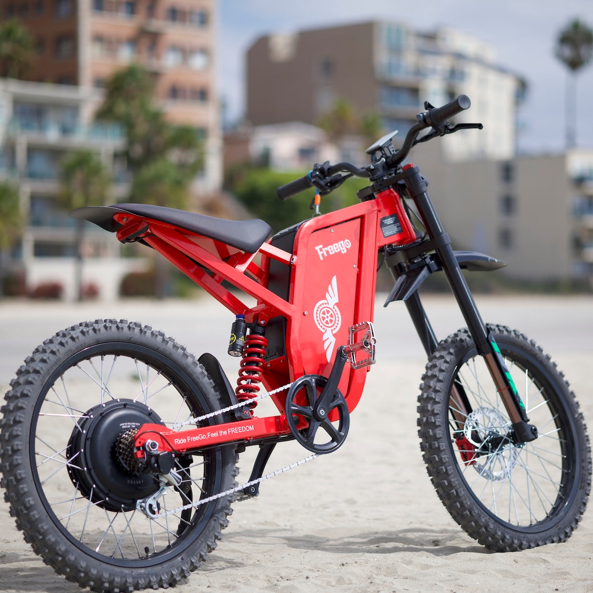 Freego X2 Pro All-Terrain Electric Dirt Bike with Pedals