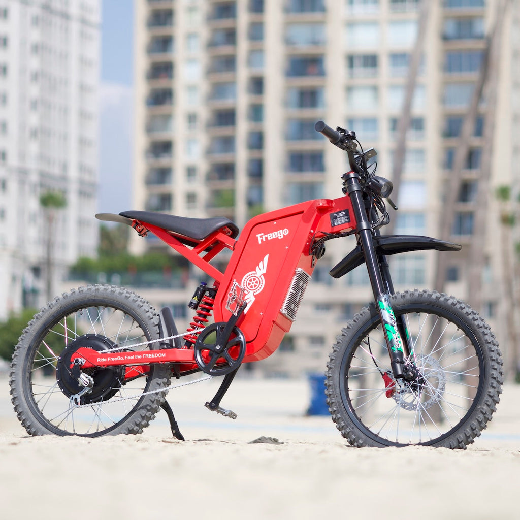 Freego X2 Pro All-Terrain Electric Dirt Bike with Pedals