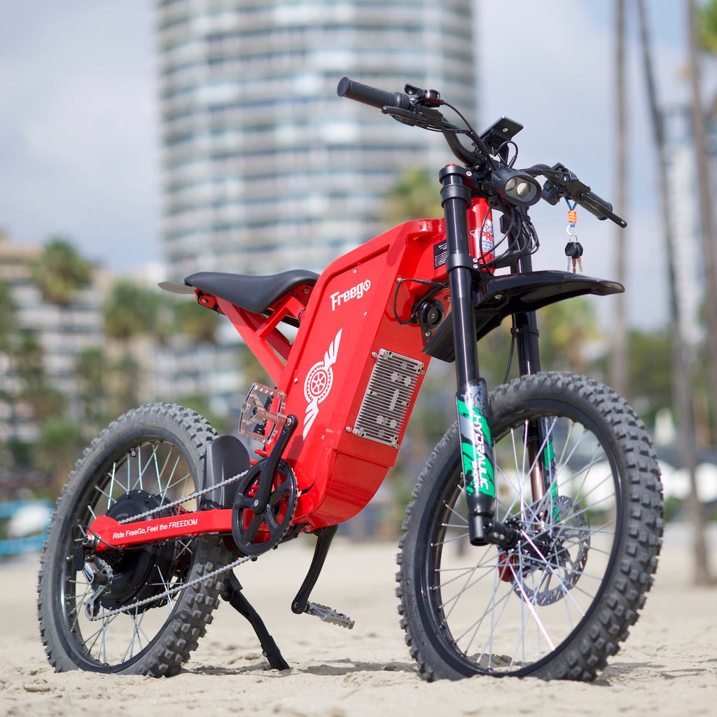 Freego X2 Pro All-Terrain Electric Dirt Bike with Pedals