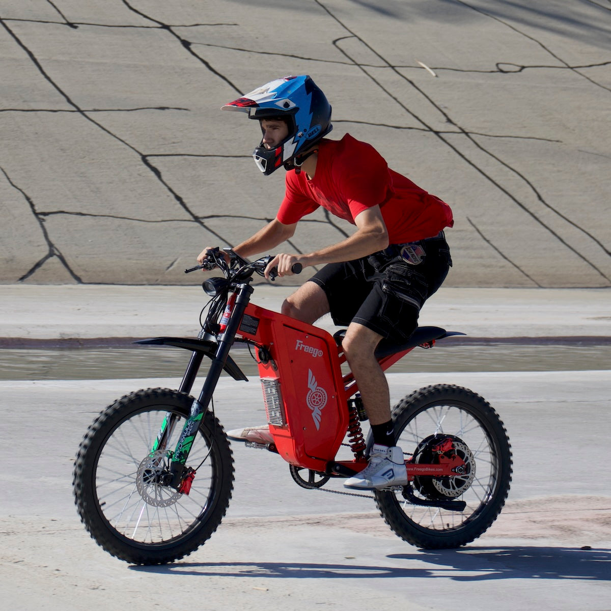 Freego X2 Pro All-Terrain Electric Dirt Bike with Pedals