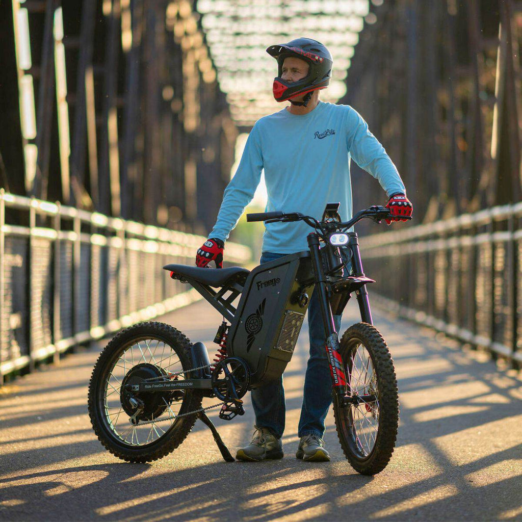 Freego X2 Pro All-Terrain Electric Dirt Bike with Pedals