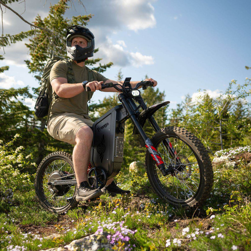 Freego X2 Pro All-Terrain Electric Dirt Bike with Pedals