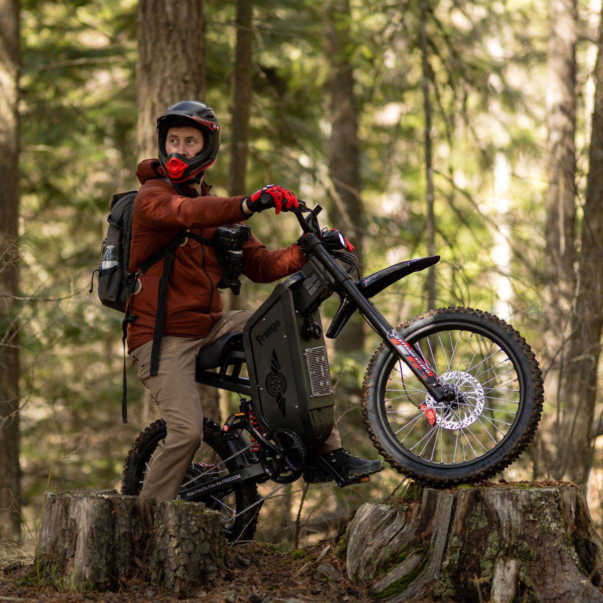 Freego X2 Pro All-Terrain Electric Dirt Bike with Pedals