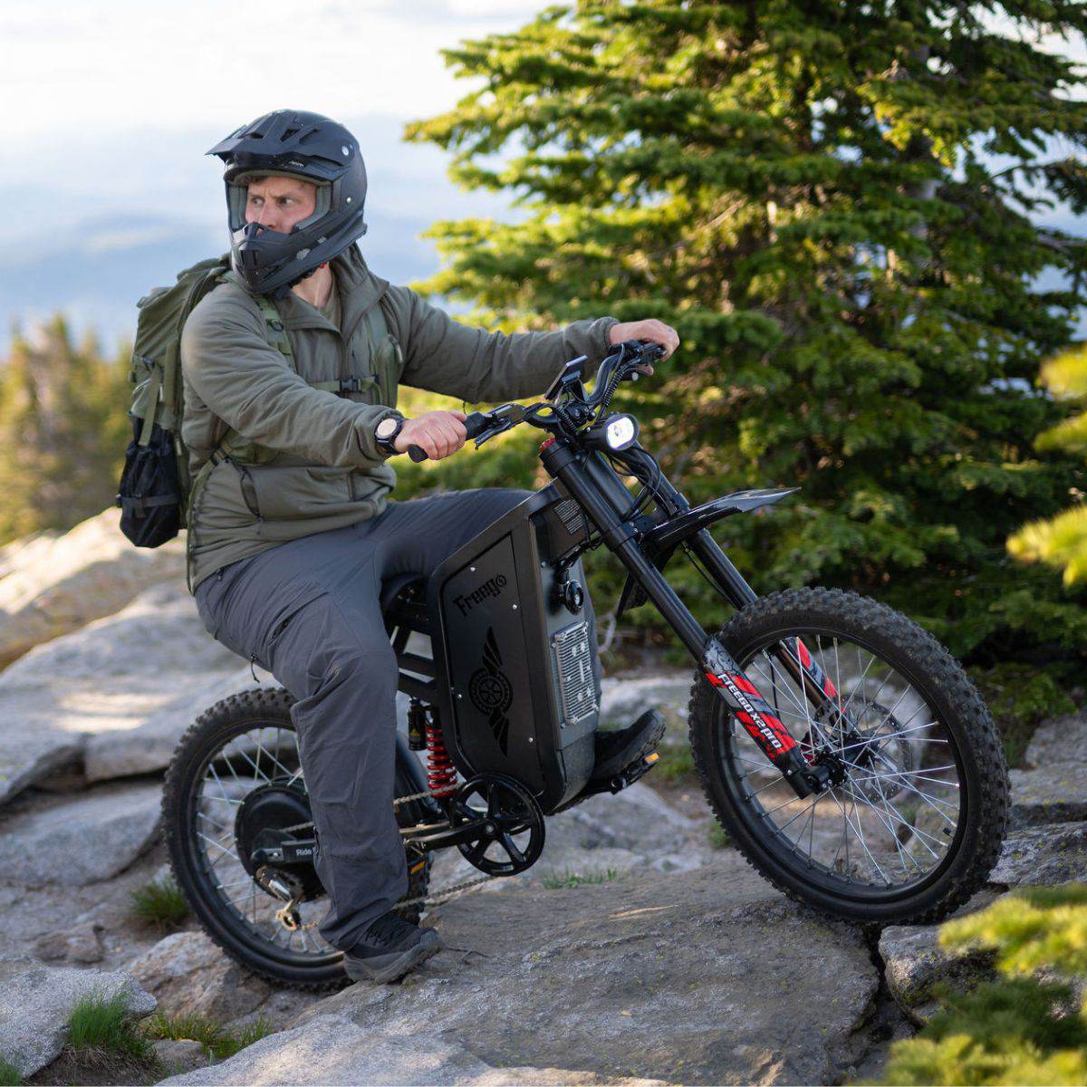 Freego X2 Pro All-Terrain Electric Dirt Bike with Pedals