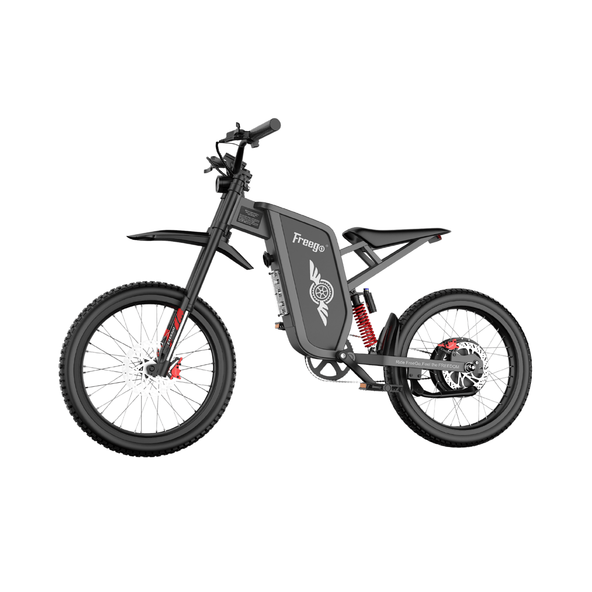 Freego X1 All-Terrain Electric Dirt Bike with Pedals