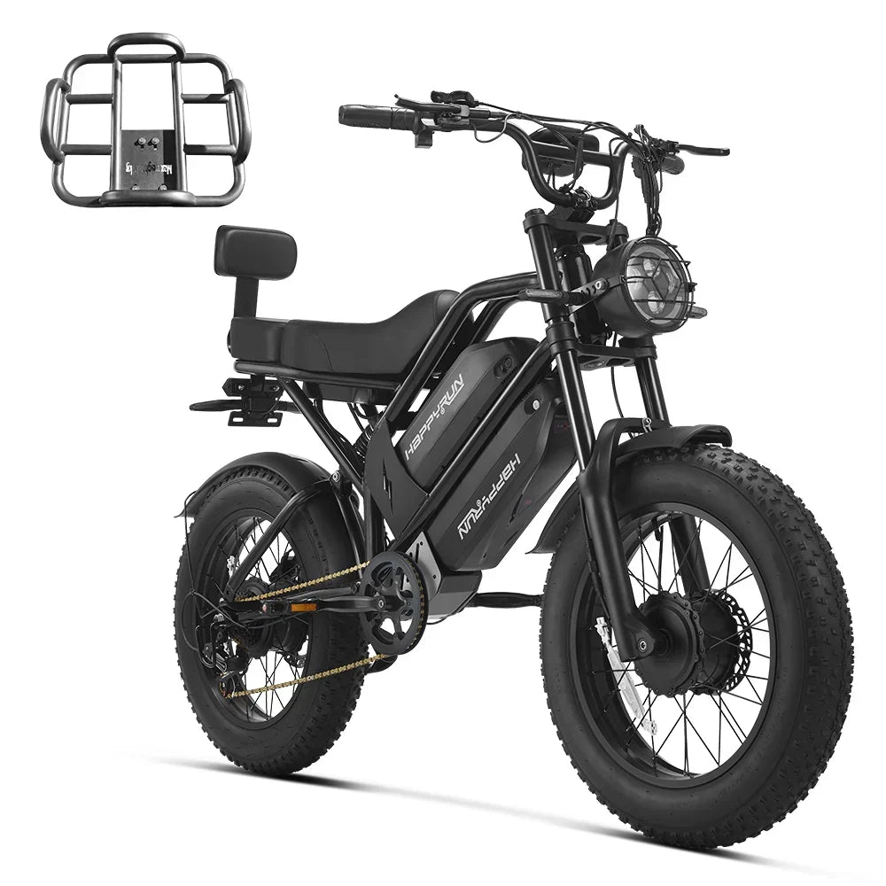 HappyRun G70 Pro 48V/33Ah 5000W Electric Fat Tire Cargo Bike