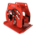 Pin-On Hydraulic Plate Compactor Excavator Attachment for 34,000 to 66,000 lb Excavators | Gentec GE980
