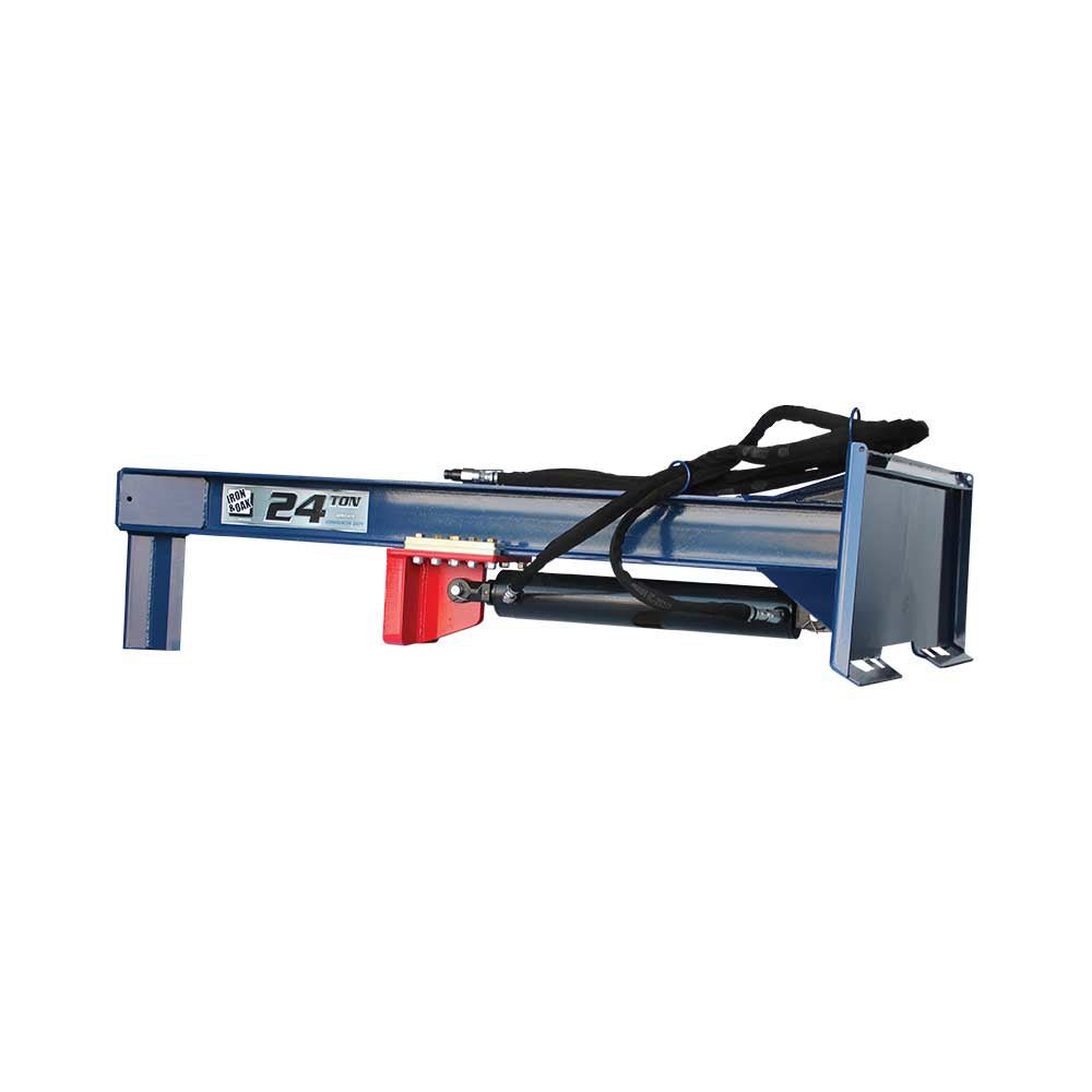 Iron and Oak Log Splitter | 24-Ton | Skid Steer Mount
