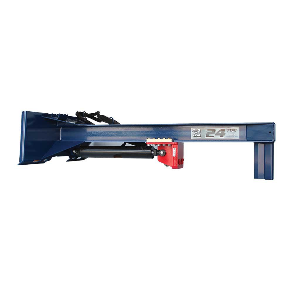 Iron and Oak Log Splitter | 24-Ton | Skid Steer Mount