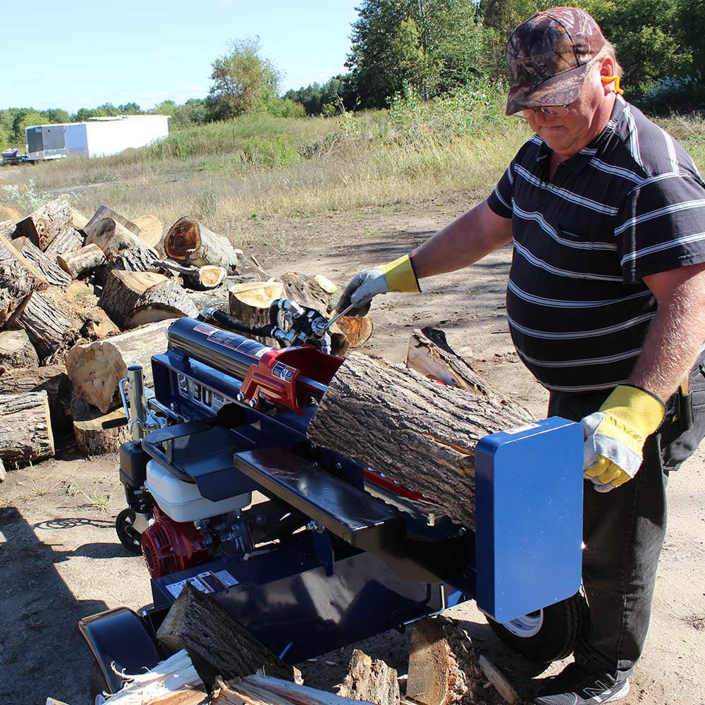 Iron and Oak Log Splitter | 30-Ton | Torsion Axel | Honda GX270