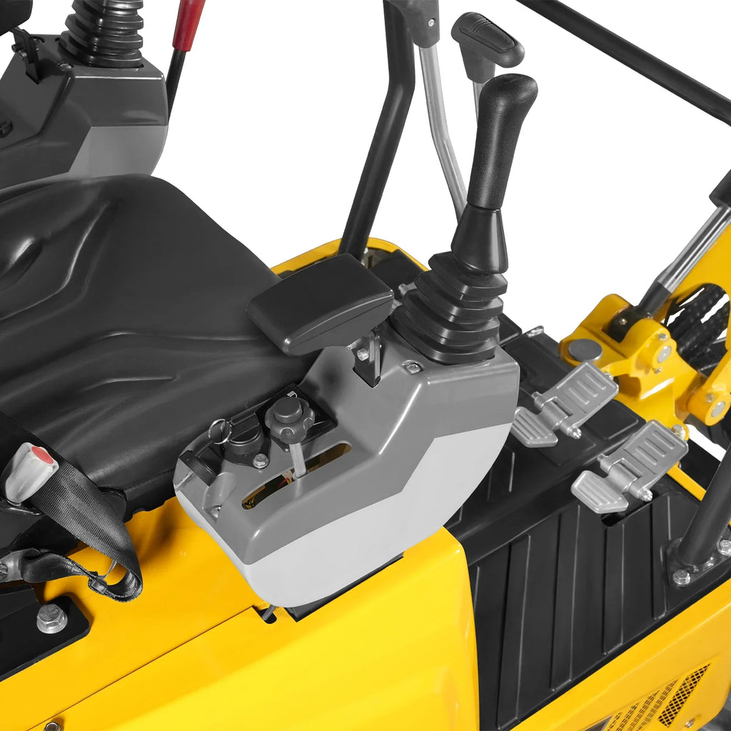 MechMaxx 1 Ton Mini Excavator – 14HP Briggs & Stratton Vanguard Engine, 65.7" Dig Depth, Compact Excavator (MEC10)