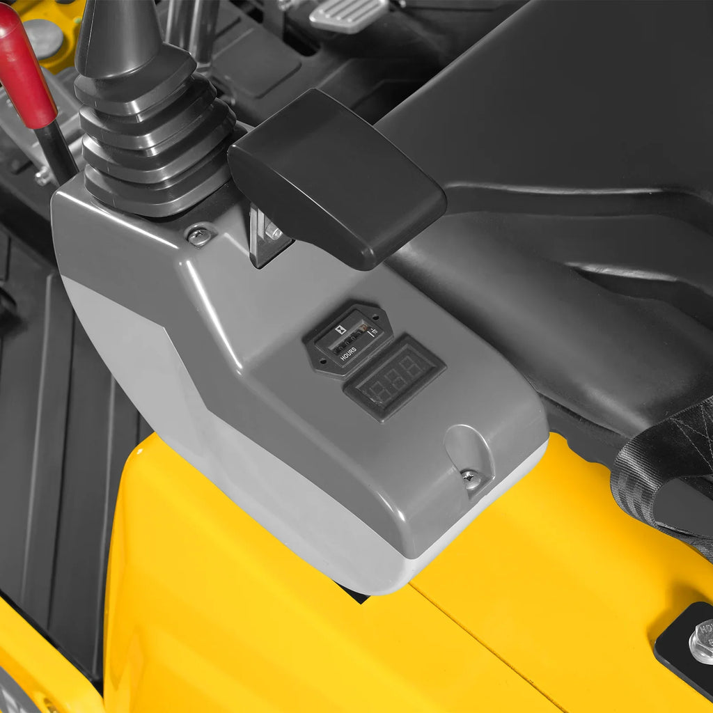 MechMaxx 1 Ton Mini Excavator – 14HP Briggs & Stratton Vanguard Engine, 65.7" Dig Depth, Compact Excavator (MEC10)