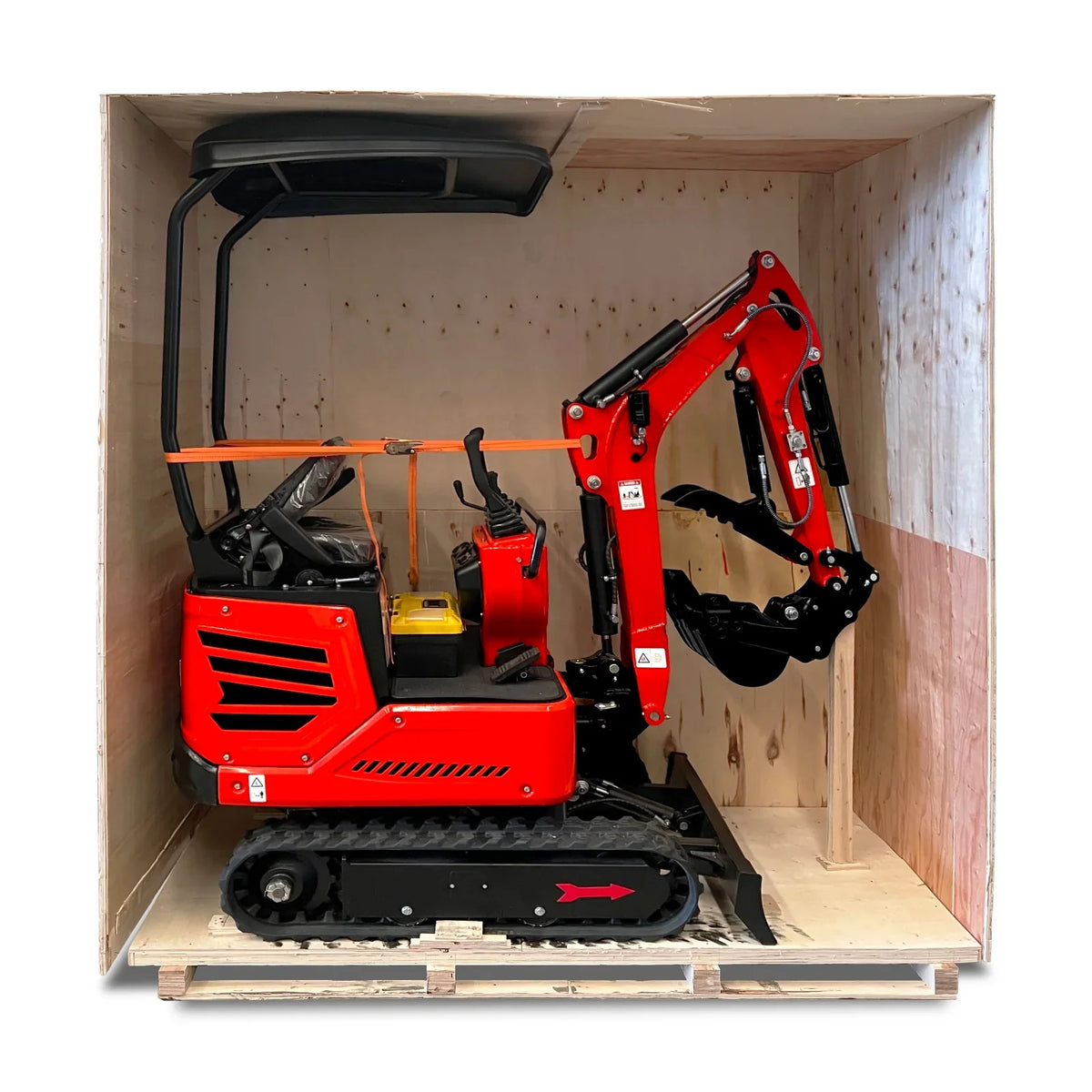 MechMaxx 1 Ton Mini Excavator – Honda GX390 Engine, 65.7" Dig Depth, 2280 lb Compact Mini Excavator (MEC10)