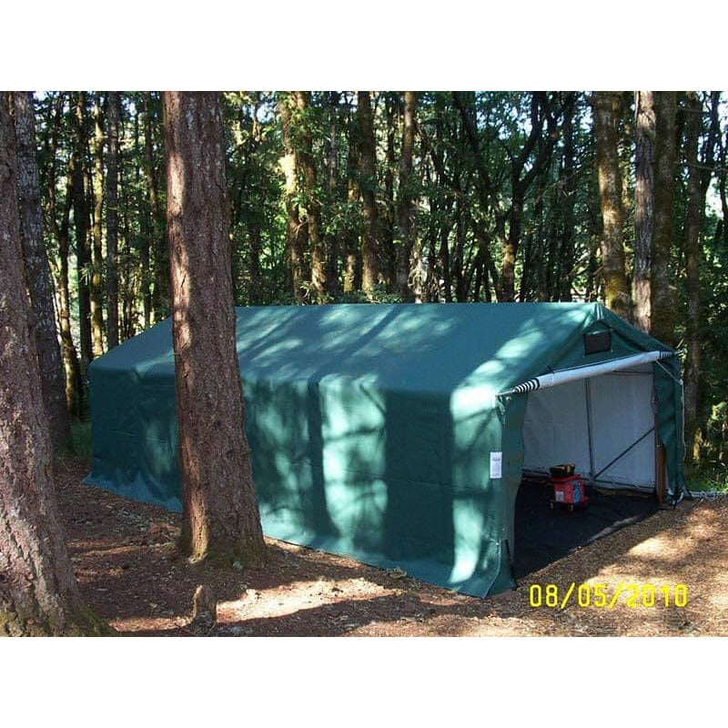 Rhino Shelter Extended Garage (House Style) 12’W x 24’L x 8’H