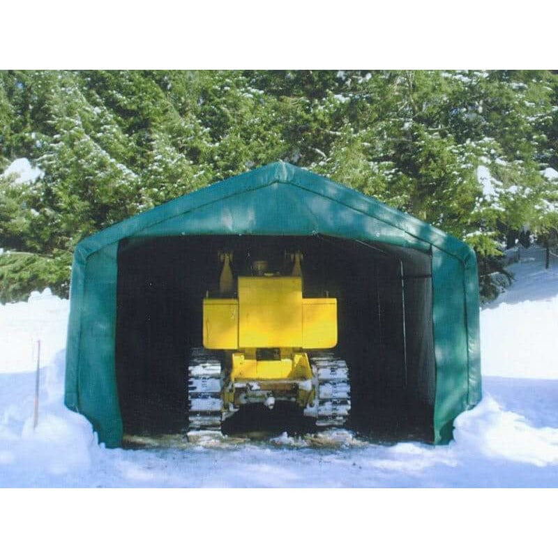 Rhino Shelter Extended Garage (House Style) 12’W x 24’L x 8’H