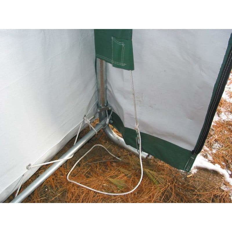 Rhino Shelter Extended Garage (House Style) 12’W x 24’L x 8’H
