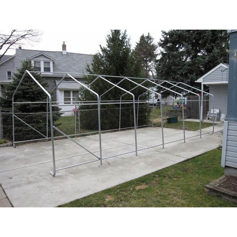 Rhino Shelter Extended Garage (House Style) 12’W x 24’L x 8’H