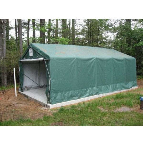 Rhino Shelter Garage 12’W x 20’L x 8’H (House Style)