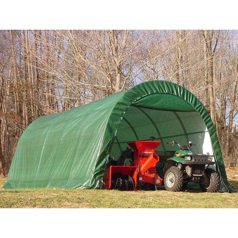 Rhino Shelter Garage (Round Style) 12’W x 20’L x 8’H