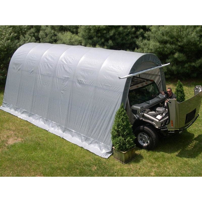 Rhino Shelter Garage (Round Style) 14’W x 24’L x 10’H