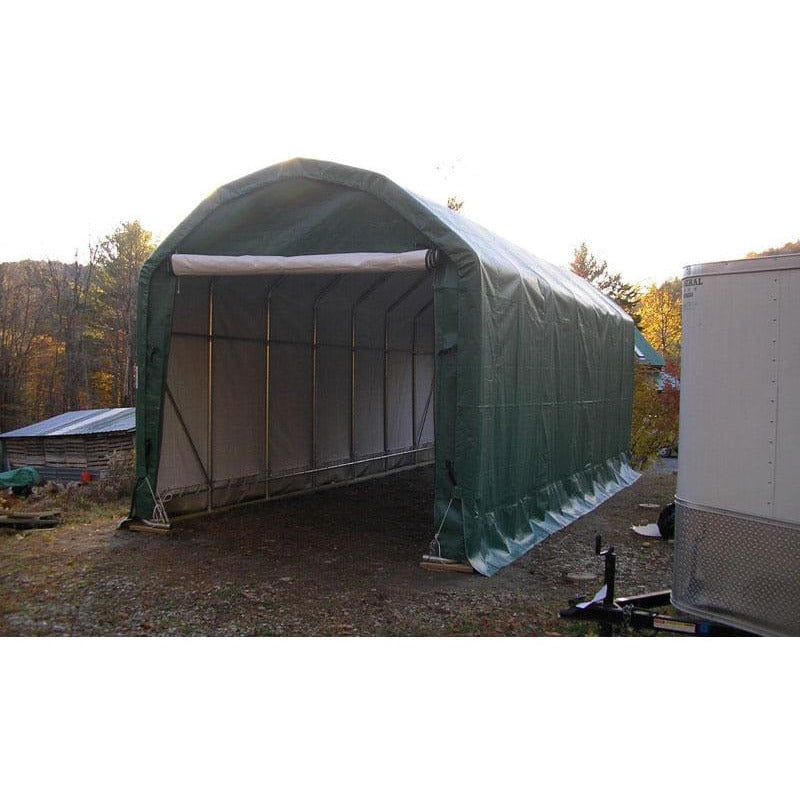 Rhino Shelter Instant Garage (Barn Style) 12’W x 20’L x 10’H