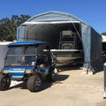 Rhino Shelter Instant Garage (Barn Style) 12’W x 24’L x 10’H
