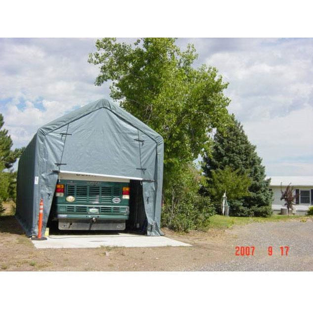 Rhino Shelters Instant Garage (Peak Style) 14’W x 42’L x 17’H
