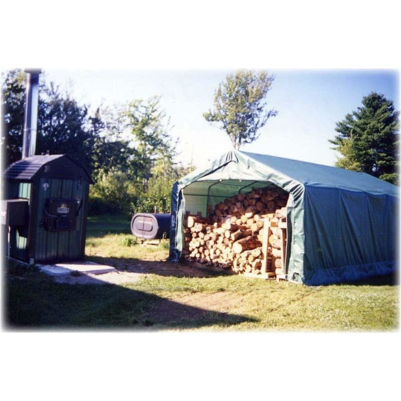 Rhino Shelter Storage Shed 12’W x 12’L x 8’H (House Style)