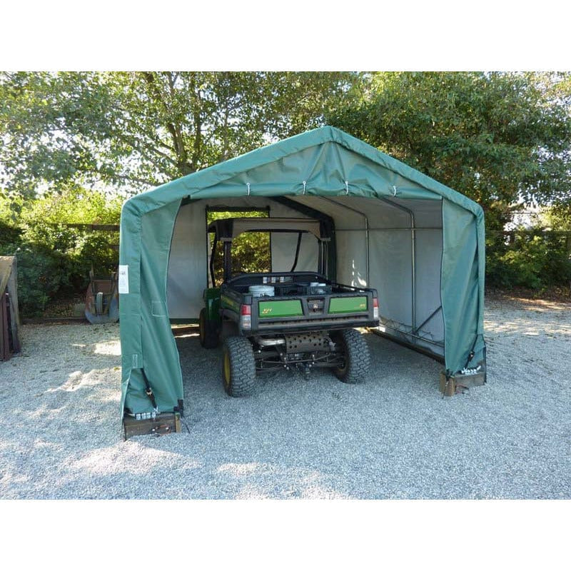Rhino Shelter Storage Shed 12’W x 12’L x 8’H (House Style)