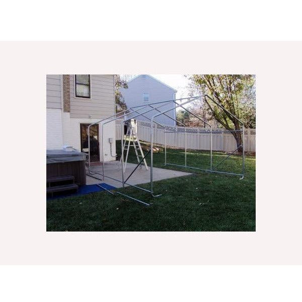 Rhino Shelter Storage Shed 12’W x 12’L x 8’H (House Style)