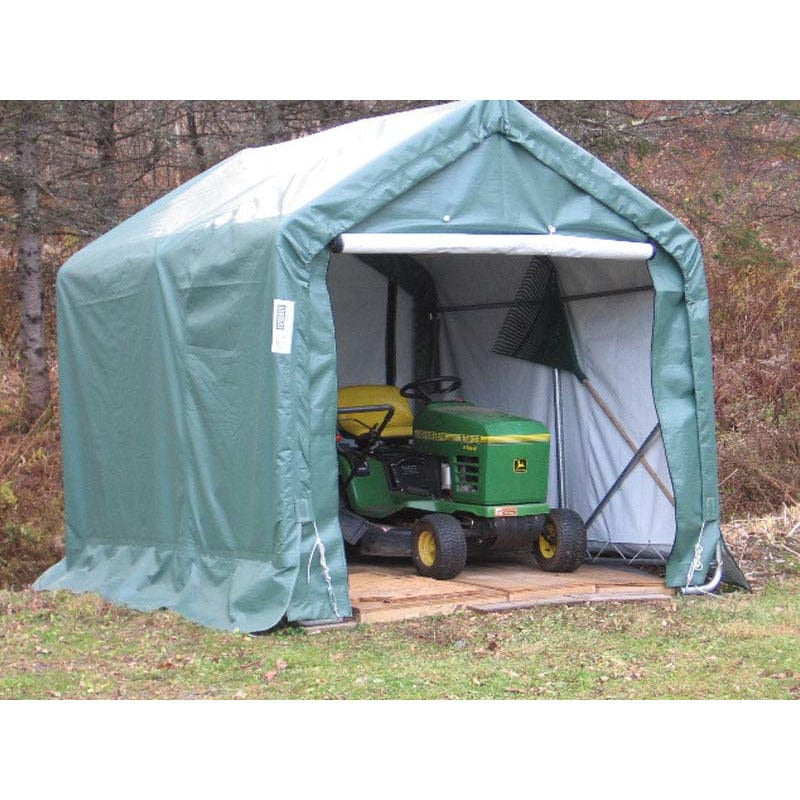 Rhino Shelter Storage Shed 8’W x 8’L x 8’H (House Style)