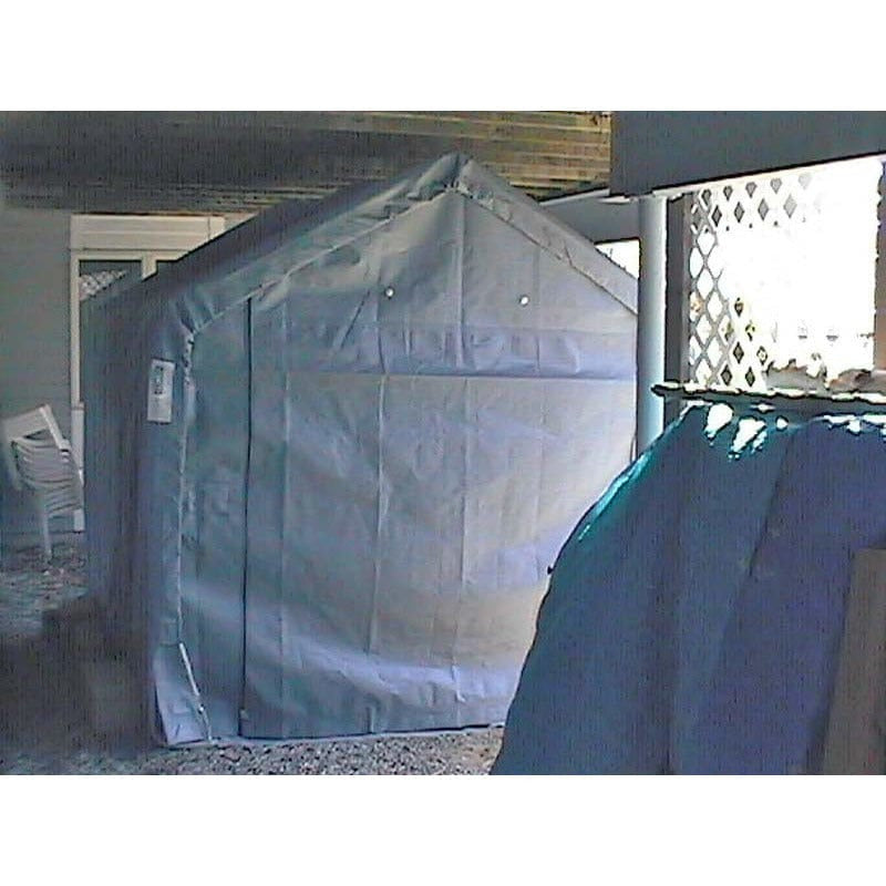 Rhino Shelter Storage Shed 8’W x 8’L x 8’H (House Style)