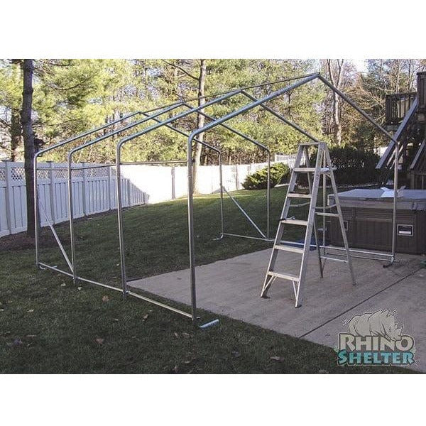 Rhino Shelter Storage Shed 8’W x 8’L x 8’H (House Style)