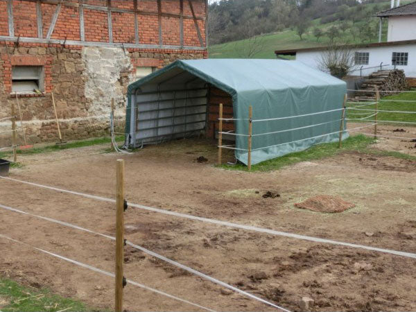 Rhino Shelter Livestock Shelter (Animal Run-In) 12’W x 20’L x 8’H
