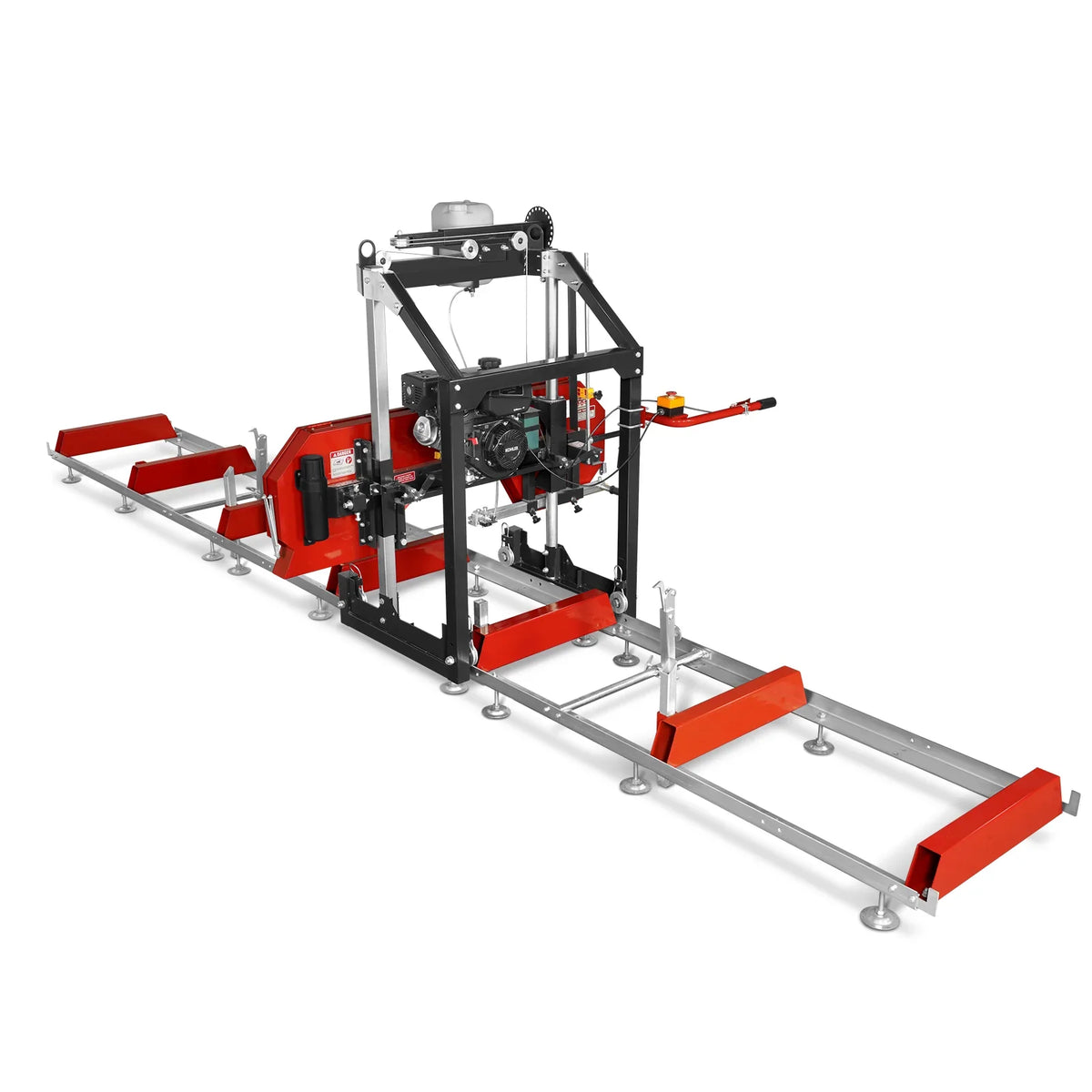 MechMaxx 26" Portable Sawmill, KOHLER CH440 429cc E-Start Gasoline Engine, 20" Board Width, 20' Track Length (13' Track Length + 6.4' Track Extension Included) , SM-26