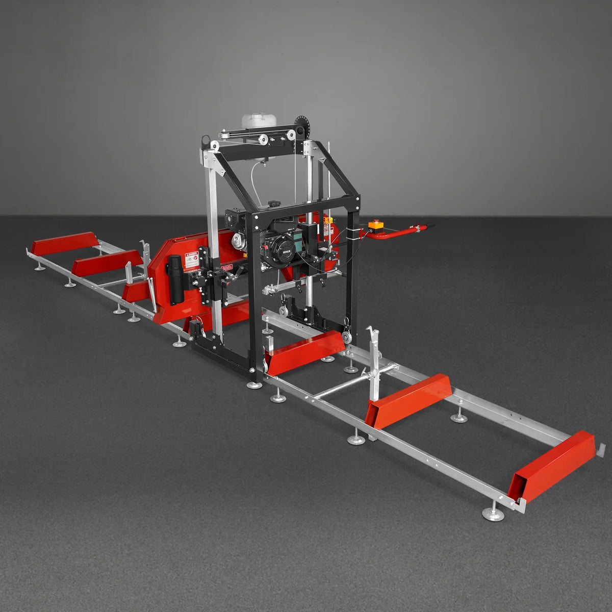 MechMaxx 26" Portable Sawmill, KOHLER CH440 429cc E-Start Gasoline Engine, 20" Board Width, 20' Track Length (13' Track Length + 6.4' Track Extension Included) , SM-26