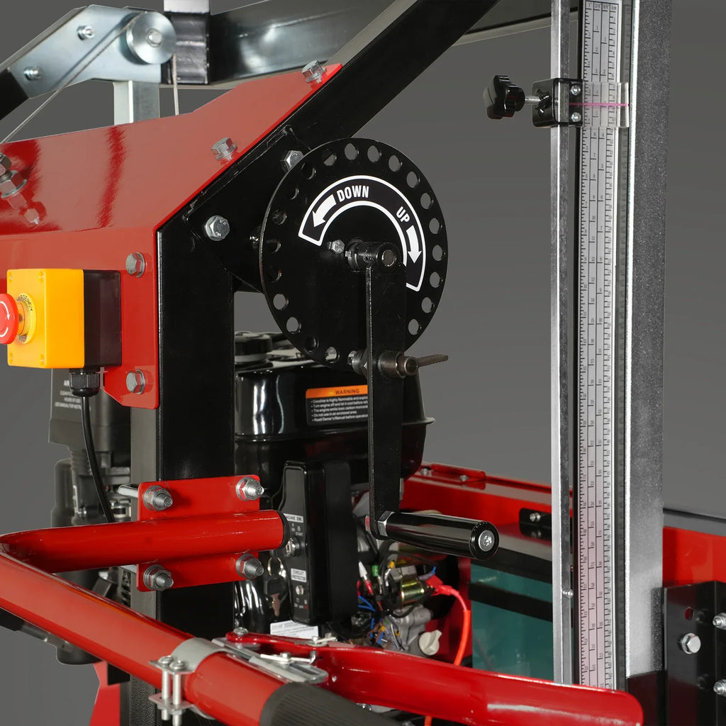 MechMaxx 32" Portable Sawmill, 459cc 15HP E-Start Gasoline Engine, 26.5" Board Width, 13' Track Length , SM-32