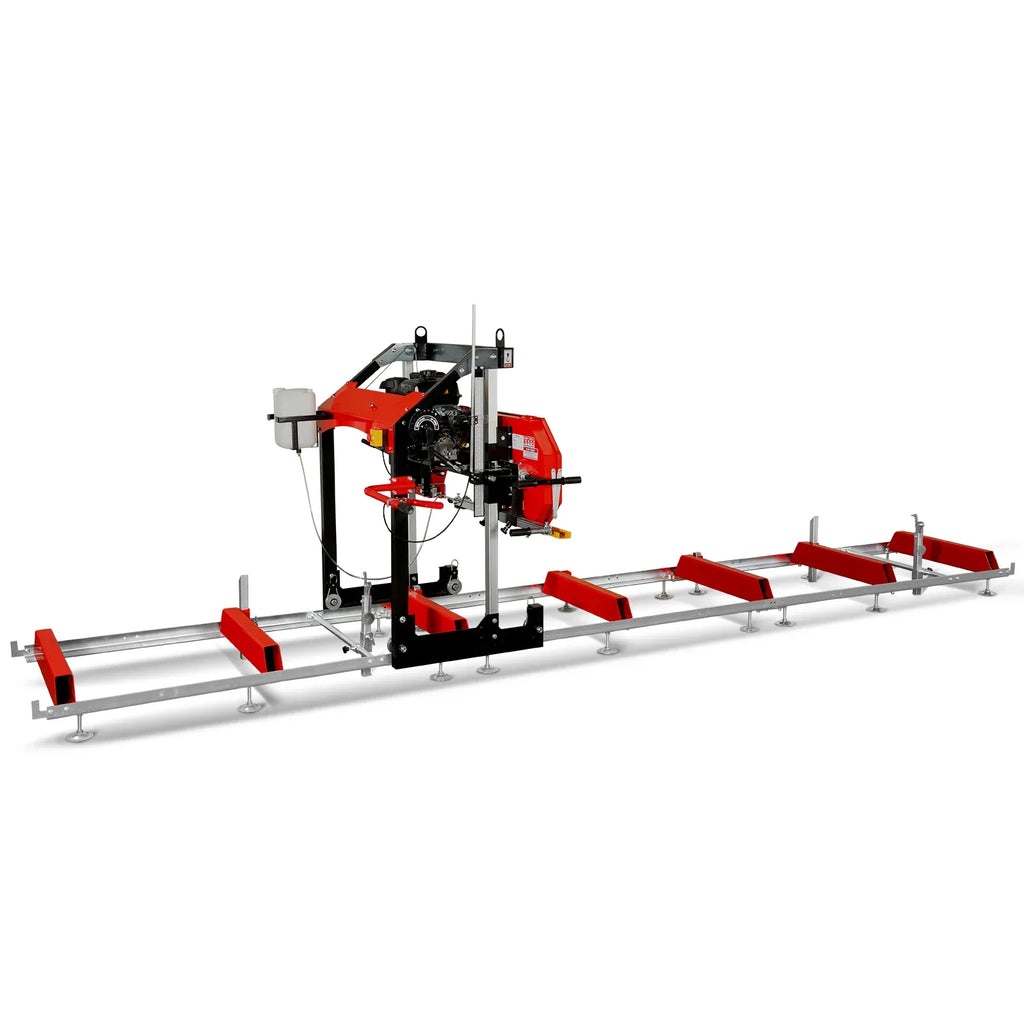 MechMaxx 32" Portable Sawmill, KOHLER CH440 429cc E-Start Gasoline Engine, 26.5" Board Width, 20' Track Length , SM-32