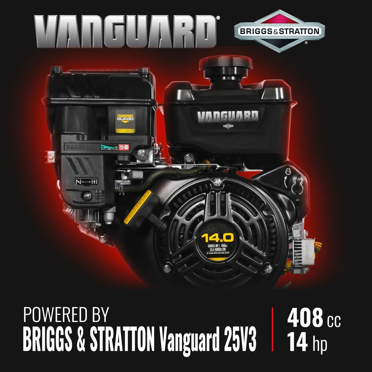 MechMaxx 6 inch E-start B&S VANGUARD 408cc 14hp Gasoline Engine Powered Drum Wood Chipper,   P4206