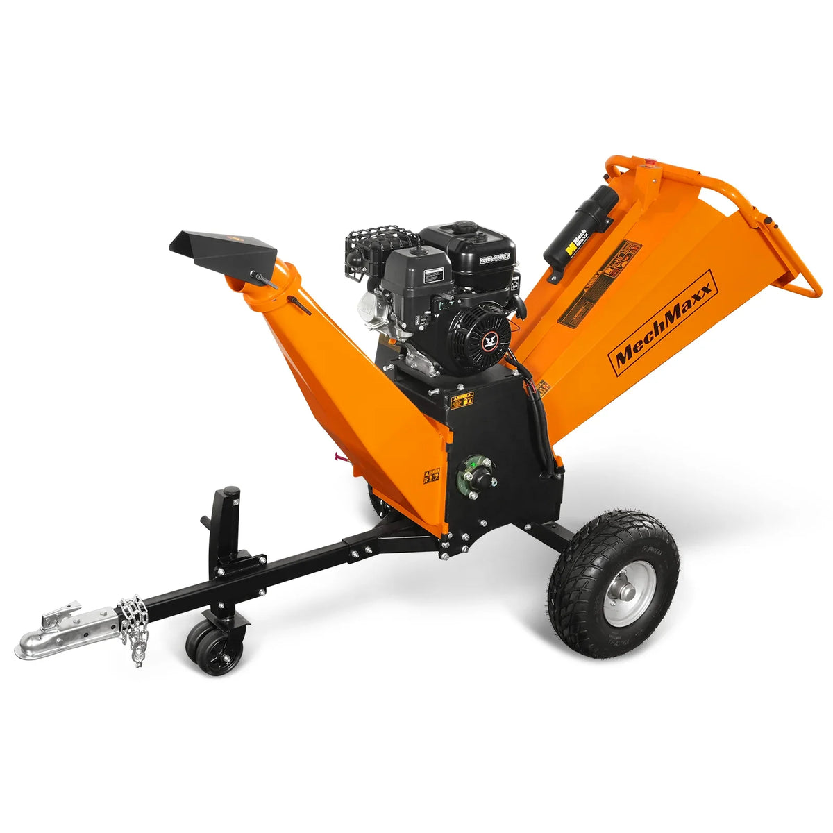 MechMaxx 6 inch E-start ZONSEN 459cc 15hp Gasoline Engine Powered Drum Wood Chipper ,  P4206