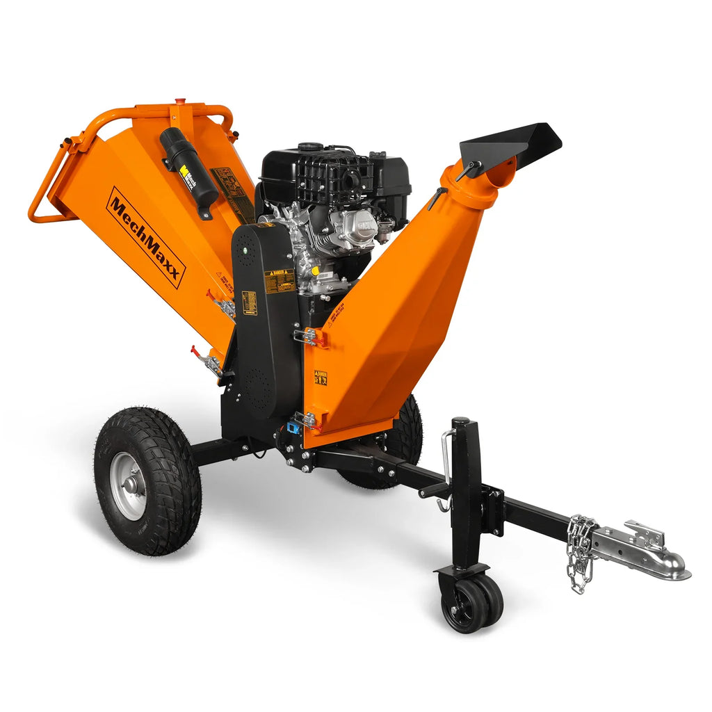 MechMaxx 6 inch E-start ZONSEN 459cc 15hp Gasoline Engine Powered Drum Wood Chipper ,  P4206