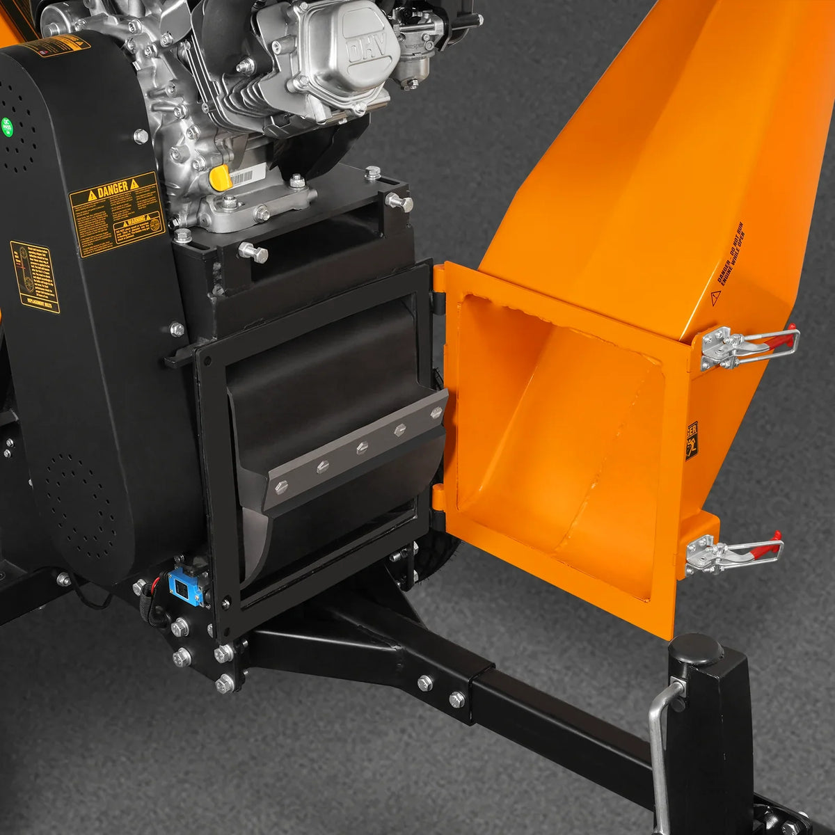 MechMaxx 6 inch E-start ZONSEN 459cc 15hp Gasoline Engine Powered Drum Wood Chipper ,  P4206
