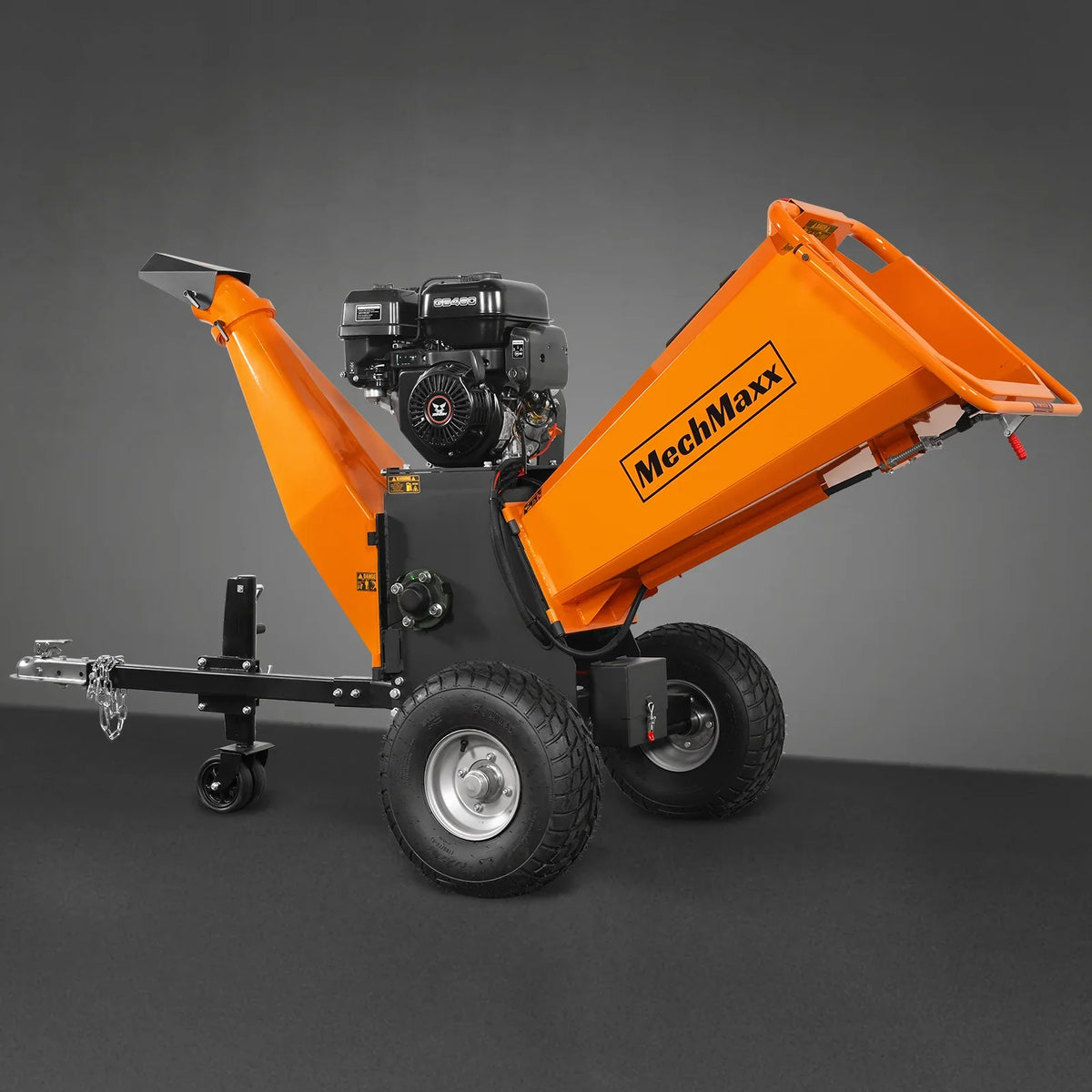 MechMaxx 6 inch E-start ZONSEN 459cc 15hp Gasoline Engine Powered Drum Wood Chipper ,  P4206